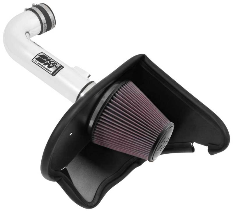 K&amp;N 16-17 Chevy Camaro 3.6L Silver Typhoon Short Ram Intake