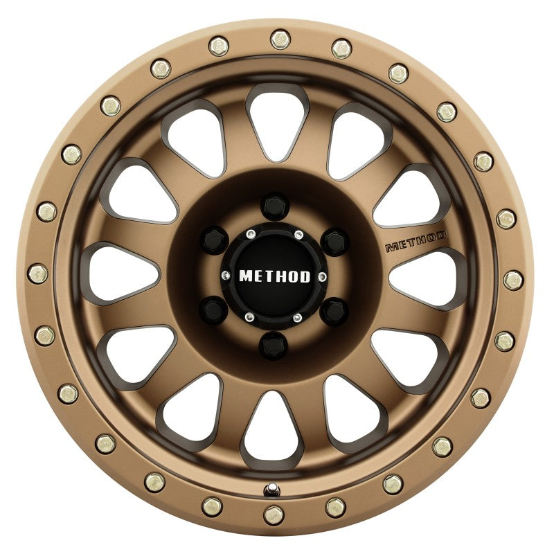 Method MR304 Double Standard 17x8.5 0mm Offset 6x5.5 108mm CB Method Bronze Wheel