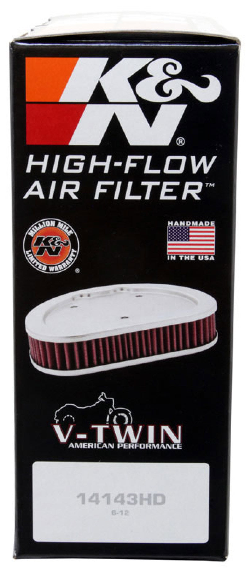 K&amp;N Universal 7in OD / 5in ID / 1.938in H Round Replacement Air Filter