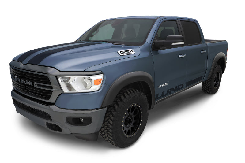 Lund 19-22 RAM 1500 (Excl. Rebel &amp; TRX Models) SX-Style 4pc Smooth Fender Flares - Black