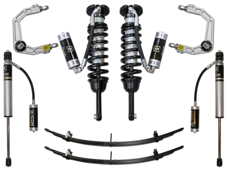 ICON 05-15 Toyota Tacoma 0-3.5in/2016+ Toyota Tacoma 0-2.75in Stg 4 Suspension System w/Billet Uca