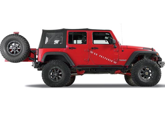 ~(115 lbs. 68X18X12)~ ELITE SERIES JK REAR BMPR 2007