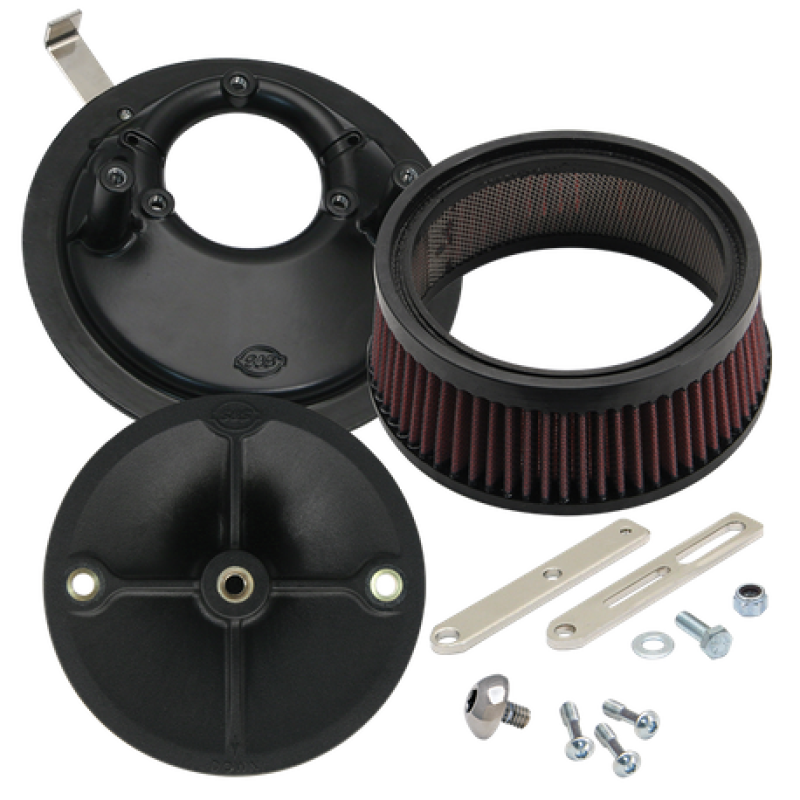 S&amp;S Cycle 36-92 BT/57-90 Sportster Models w/ Super E/G Carbs Universal Stealth Air Cleaner Kit