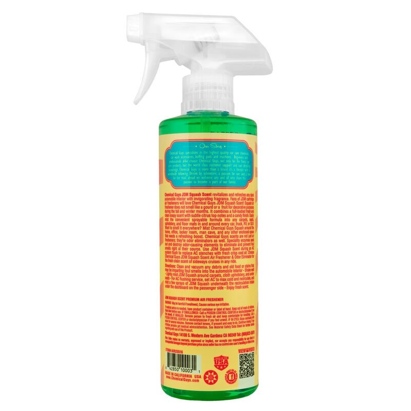 Chemical Guys JDM Squash Air Freshener &amp; Odor Eliminator - 4oz