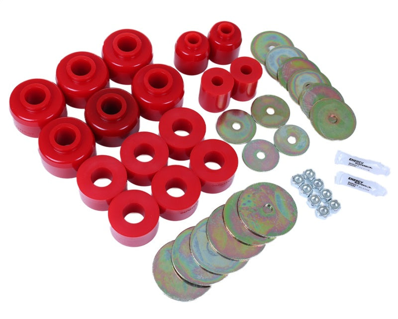 Energy Suspension 96-99 Toyota 4Runner 2WD/4WD Red Body Mount Bushing Set