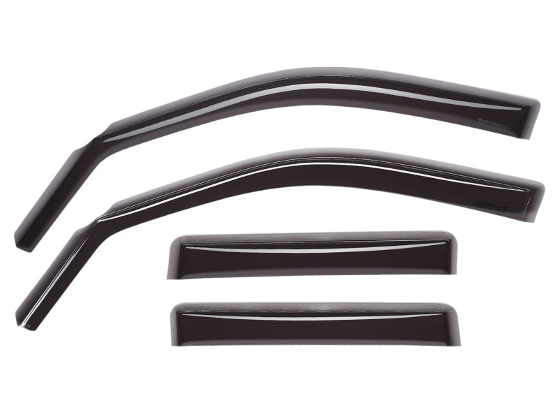 WeatherTech 08+ Chrysler Town &amp; Country Front and Rear Side Window Deflectors - Dark Smoke