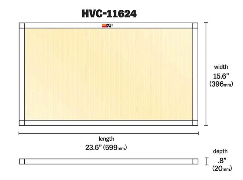 K&amp;N HVAC Filter - 16 x 24 x 1