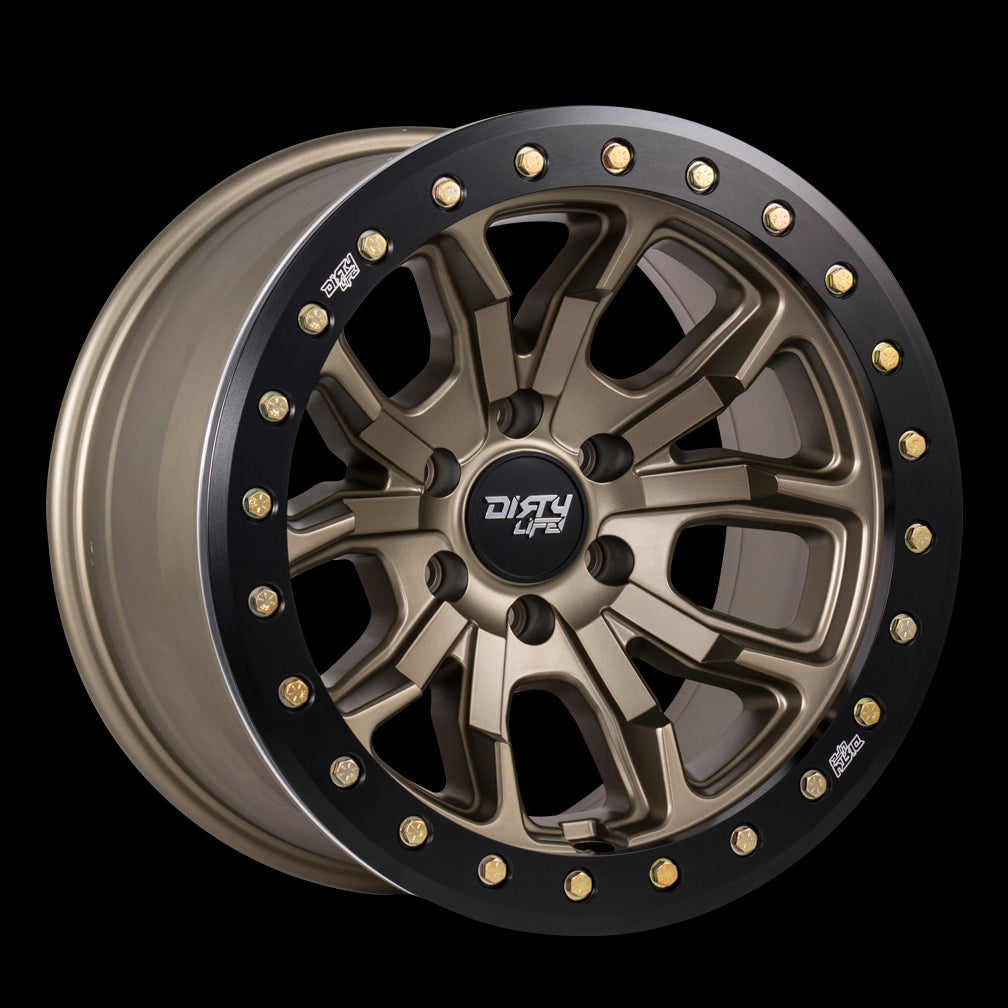 ~(44 lbs. 19X19X10)~ DT-1 (9303) MATTE GOLD 17X9 5-127 -12MM 78.1MM