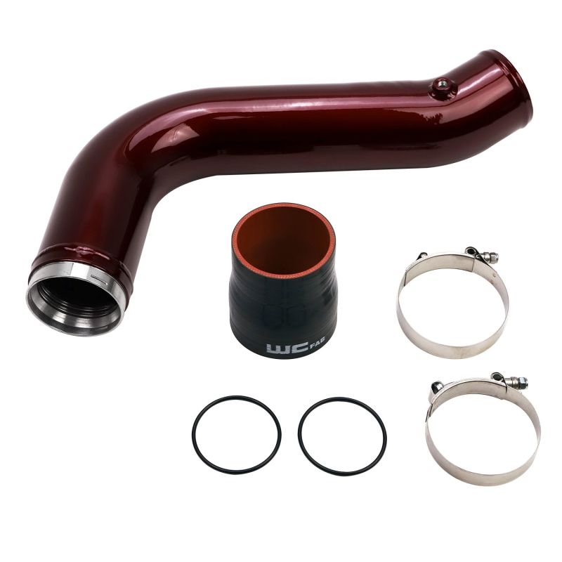 Wehrli 17-19 Chevrolet 6.6L L5P Duramax Passenger Side 3.5in Intercooler Pipe - Gloss White