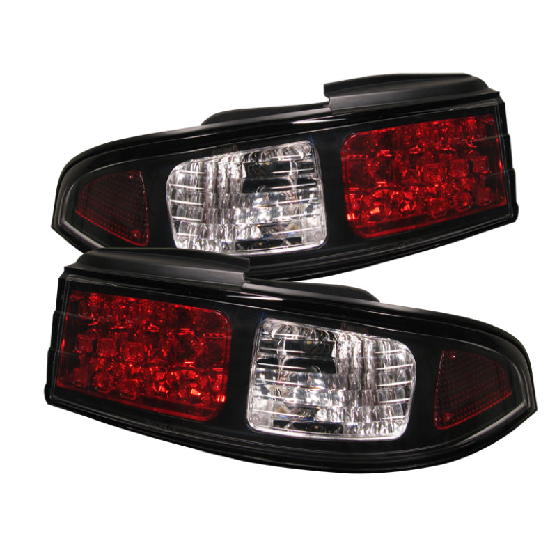 Spyder Nissan 240SX 95-98 LED Tail Lights Black ALT-YD-N240SX95-LED-BK
