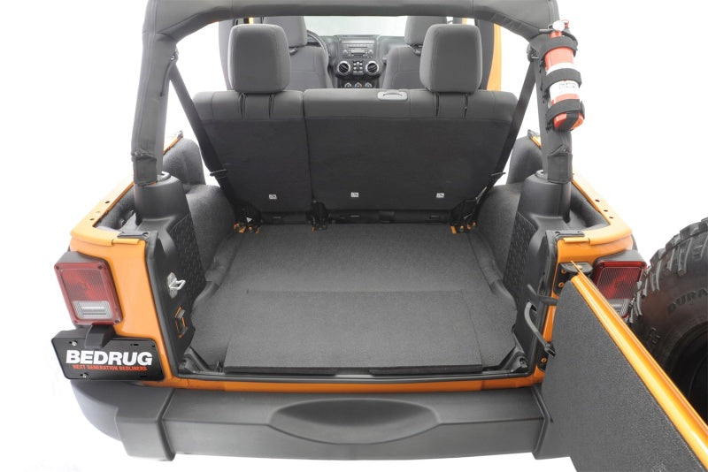 BedRug 07-10 Jeep JK Unlimited 4Dr Rear 5pc BedTred Cargo Kit (Incl Tailgate &amp; Tub Liner)