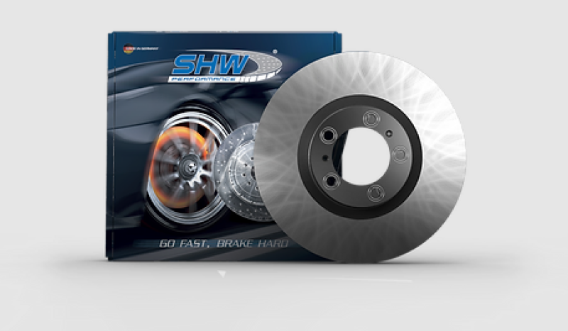SHW 20-21 Porsche Macan GTS 2.9L Right Front Smooth Monobloc Brake Rotor (95B615302AA)