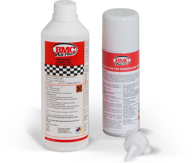 BMC Complete Filter Washing Kit - 500ml Detergent &amp; 200ml Oil Spray