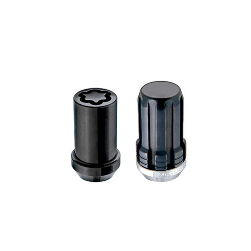 McGard SplineDrive Tuner 5 Lug Install Kit w/Locks &amp; Tool (Cone) M14X1.5 / 22mm Hex - Blk