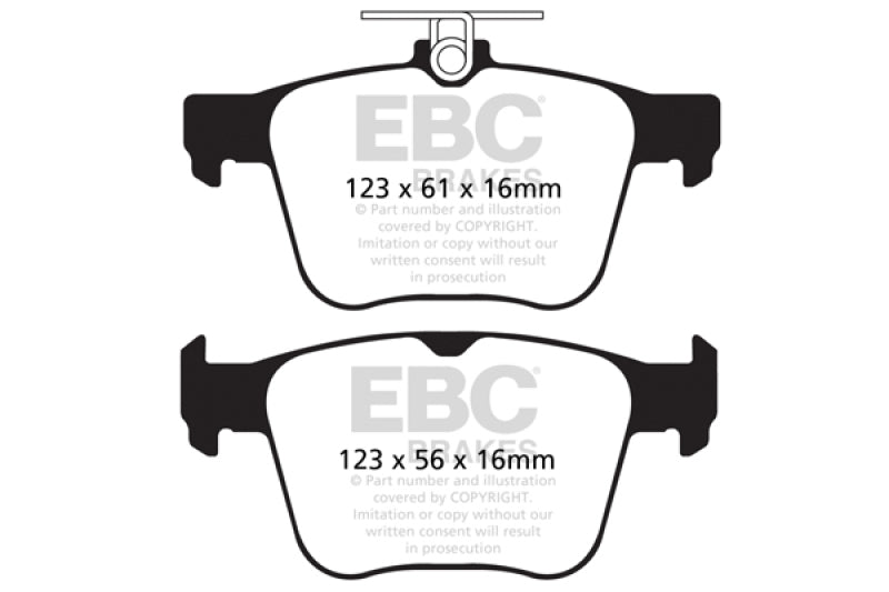 EBC 2014+ Audi S3 Bluestuff Rear Brake Pads