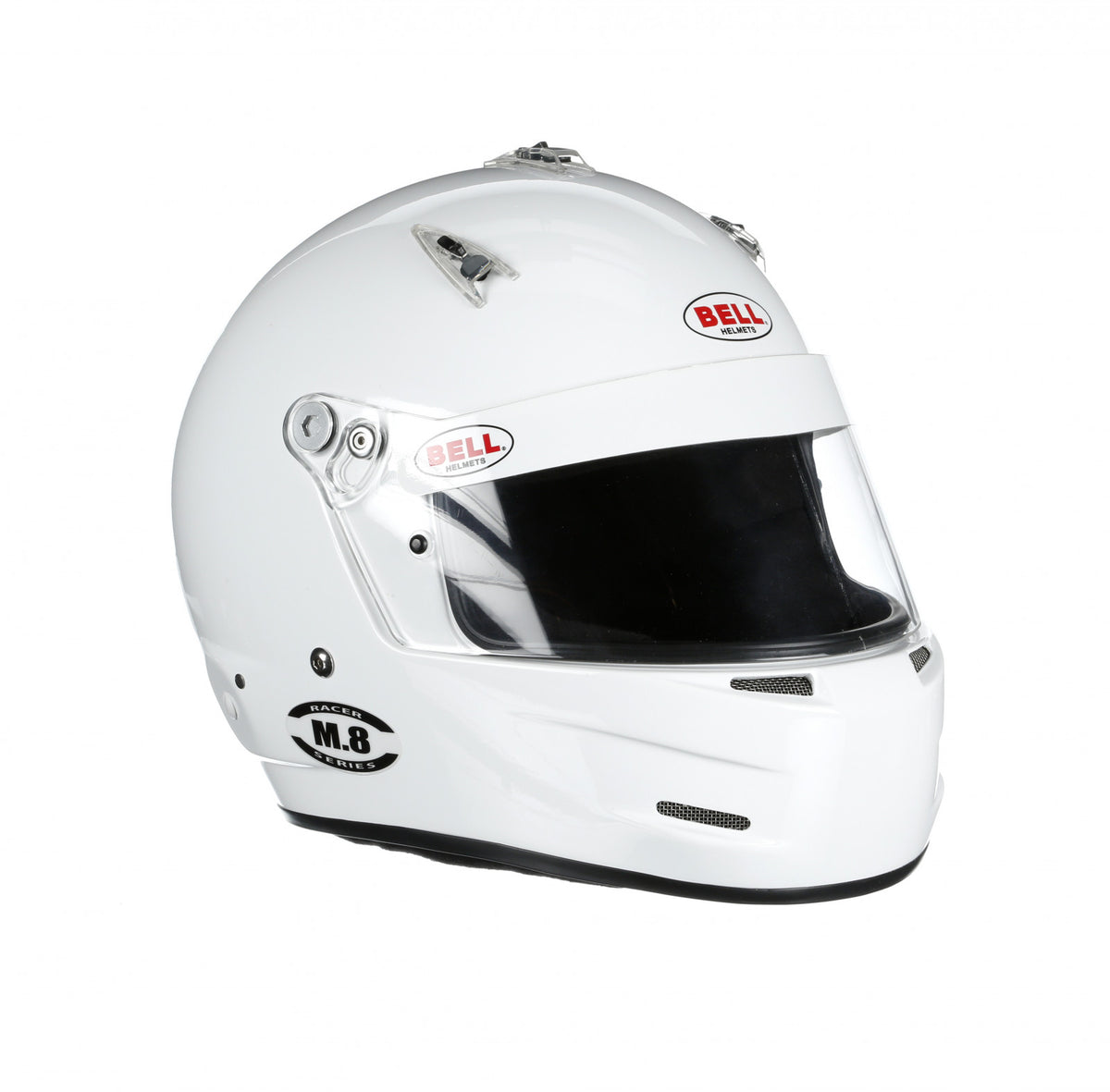 Bell M8 Racing Helmet-White Size 2X Extra Small