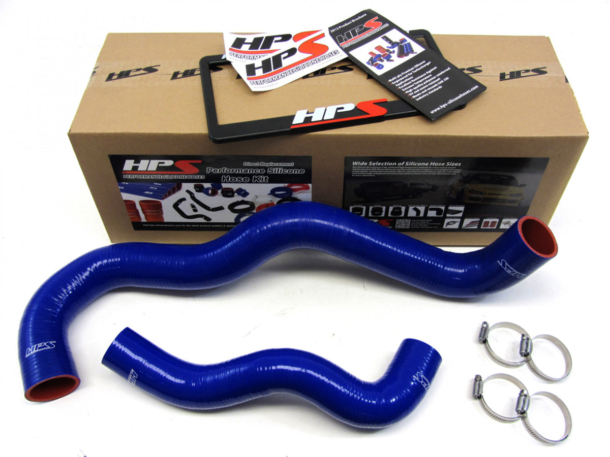 HPS Blue Reinforced Silicone Radiator Hose Kit Coolant for Ford 03-07 F450 Superduty 6.0L Diesel w/ Twin Beam Suspension