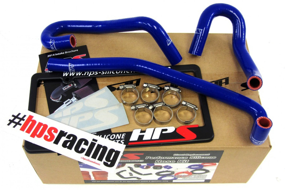 HPS Blue Reinforced Silicone Heater Hose Kit for Toyota 00-06 Tundra V8 4.7L Left Hand Drive