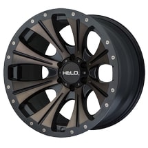 ~(37 lbs. 21X21X12)~ HE901 18x9 8x165.10 BLACK (0 mm)