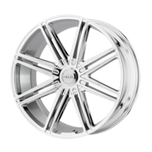 ~(46 lbs. 27X27X13)~ HE913 24X10 6X135/5.5 CHROME 30MM
