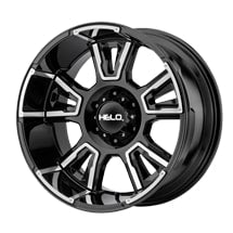 ~(40 lbs. 23X23X12)~ HE914 20X9 8X170 G-BLK MACH 0MM