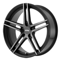 ~(28 lbs. 21X21X12)~ MONOPHONIC 18x9.5 5x112.00 BLACK (35 mm)