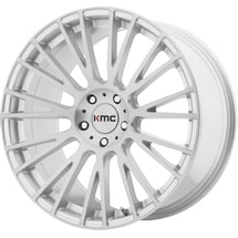 ~(28 lbs. 21X21X11)~ KM706 18X8 5x4.5 BRUSHED SLV 38MM