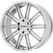 ~(32 lbs. 23X23X12)~ KM707 20X9 6X5.5 BRUSHED SLV 30MM
