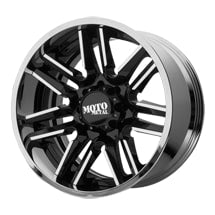 MO202 22X12 5X5.0 G-BLK/MACH CHR -44MM