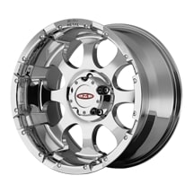 ~(27.5 lbs. 18X18X9)~ MOTO METAL MO955 CHROME  Size: 16in x 8in  BoltPattern Metric: 8x165.1  Bolt Pattern  US8X6.5  Load Rating LBS3200