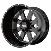 ~(41 lbs. 23X23X13)~ MO962 20x10 5x139.70/5x150.00 Gloss Black W/ Milled Accents (-24mm)