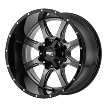 ~(35 lbs. 23X23X12)~ MO970 20X9 6x120/5.5 G-GRY BLK LP 00MM