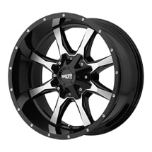 Gloss Black With Milled Accents Model#: 970 MO970 17 x 8 Bolt Pattern US: 8X170 Offset mm: 00 78.1 125.5 4.50 4.50 5 8 2500 2500