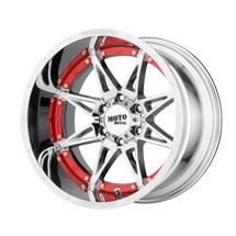 ~(42 lbs. 23X23X12)~ MO993 20X9 6X135 CHROME 18MM