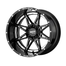 ~(42 lbs. 23X23X12)~ MO993 20X9 6X135 G-BLK MILL 18MM