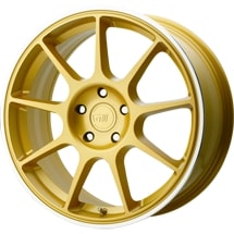 ~(25 lbs. 17X17X7)~ MR138 17X7 5X112 GOLD MACH-LIP 38MM