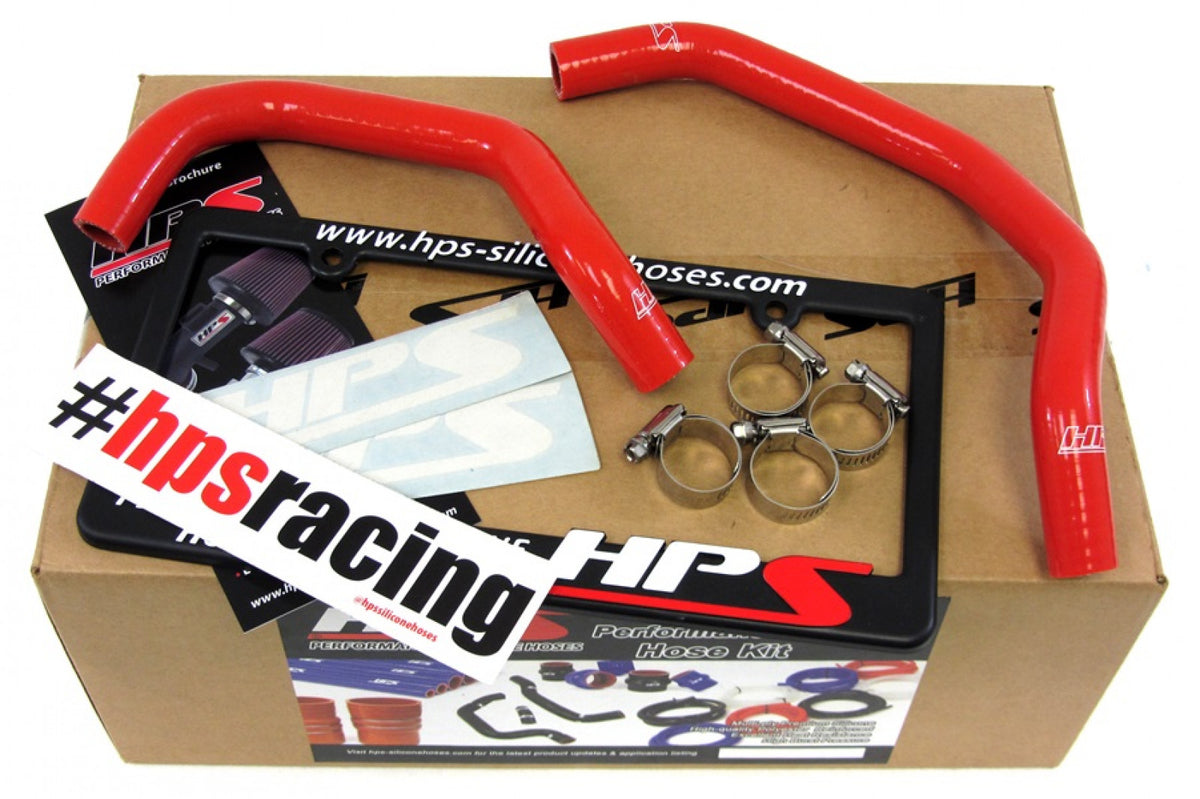 HPS Red Reinforced Silicone Heater Hose Kit for Toyota 12-14 Sequoia V8 5.7L Left Hand Drive