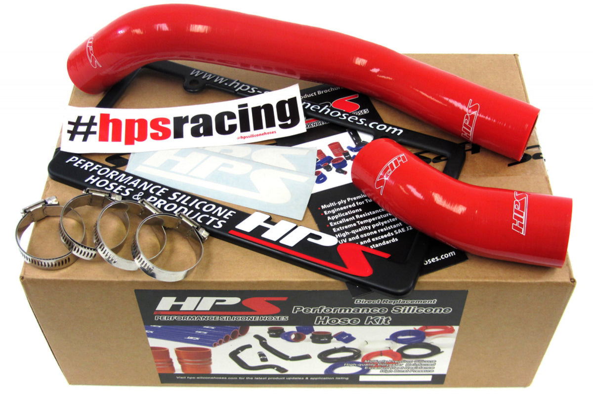 HPS Red Reinforced Silicone Radiator Hose Kit Coolant for Ford 03-04 Mustang Mach 1 4.6L V8