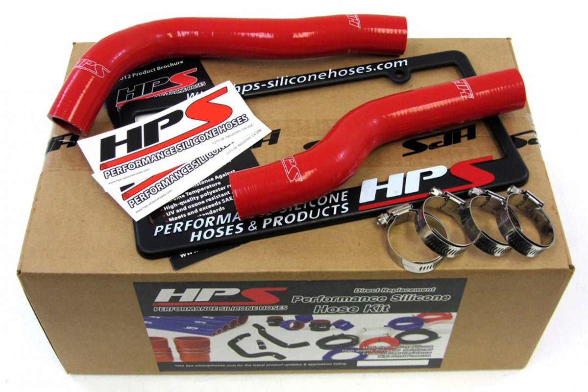 HPS Red Reinforced Silicone Radiator Hose Kit Coolant for Honda 09-13 Fit