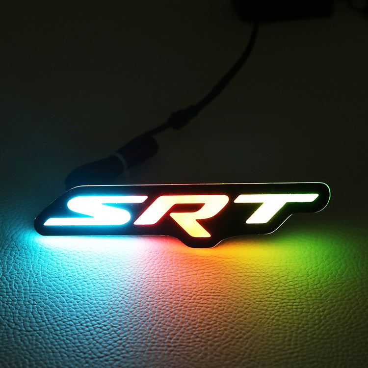 SRT Multicolor Illuminated LED Emblem Badge