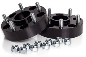 ~(8 lbs. 7X7X4)~ Spidertrax Jeep 5 on 5 IN x 1-1/2 IN Thick Black Wheel Spacer Kit