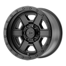 ~(33 lbs. 20X20X12)~ FUSION OFF-ROAD 17x9 6x139.70 BLACK (-12 mm)