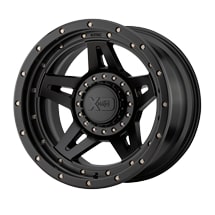 ~(43 lbs. 23X23X13)~ XD138 20X10 6X135/5.5 S-BLK -18MM