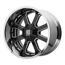 XD202 20X12 8X170 G-BLK/MILL CHR -44MM