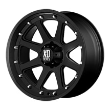 KMC XD SERIES ADDICT MATTE BLACK  Size: 18in x 9in  BoltPattern Metric: 6x139.7  Bolt Pattern  US6X5.5  Load Rating LBS2200
