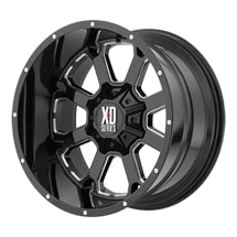 ~(41 lbs. 23X23X12)~ XD825 20X9 8X170 G-BLK MILL 00MM TALLCAP