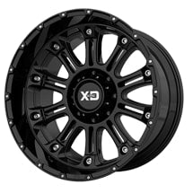 ~(38 lbs. 21X21X12)~ HOSS 2 18x9 8x165.10 BLACK (18 mm)