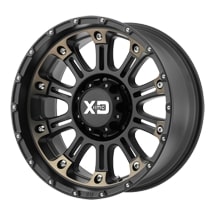 ~(38 lbs. 21X21X12)~ XD829 18X9 5X5.5 S-BLK MACH DTCC 18MM