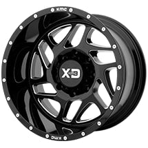 ~(47 lbs. 25X25X13)~ XD836 22X10 5X5.5 G-BLK MILL -18MM