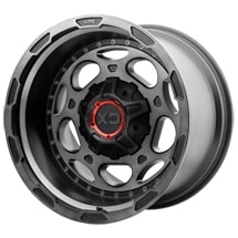 ~(43 lbs. 23X23X13)~ XD837 20X10 6X135/5.5 S-BLK GTCC -18MM